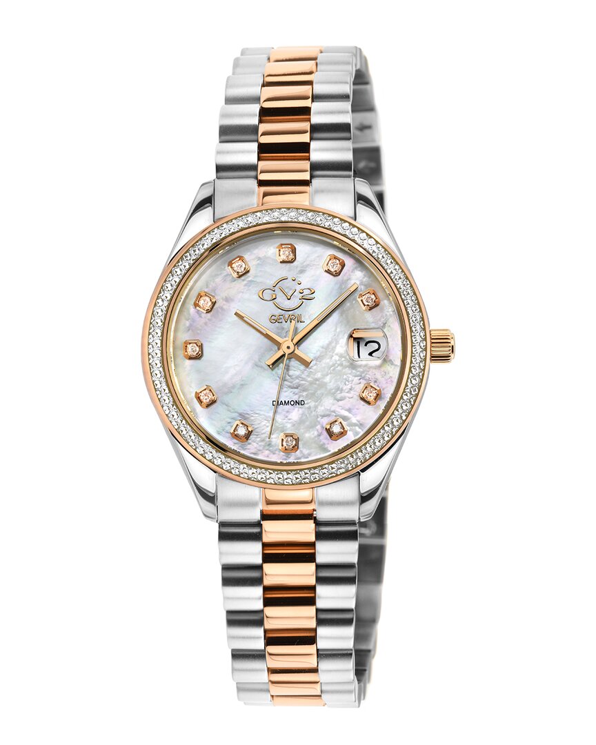 GV2 Women's Turin Diamond Swiss Watch