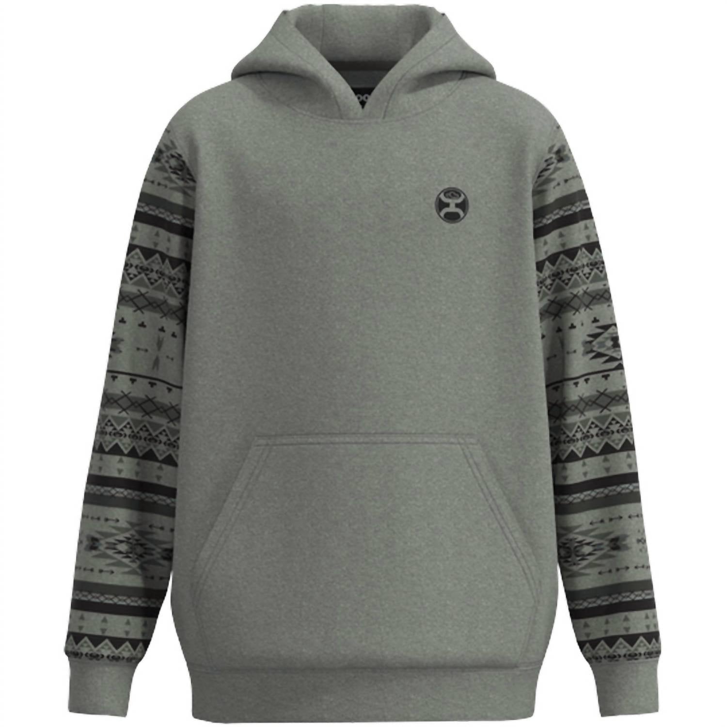 Men's Legendary Polar Fleece Hoody In Black/grey
