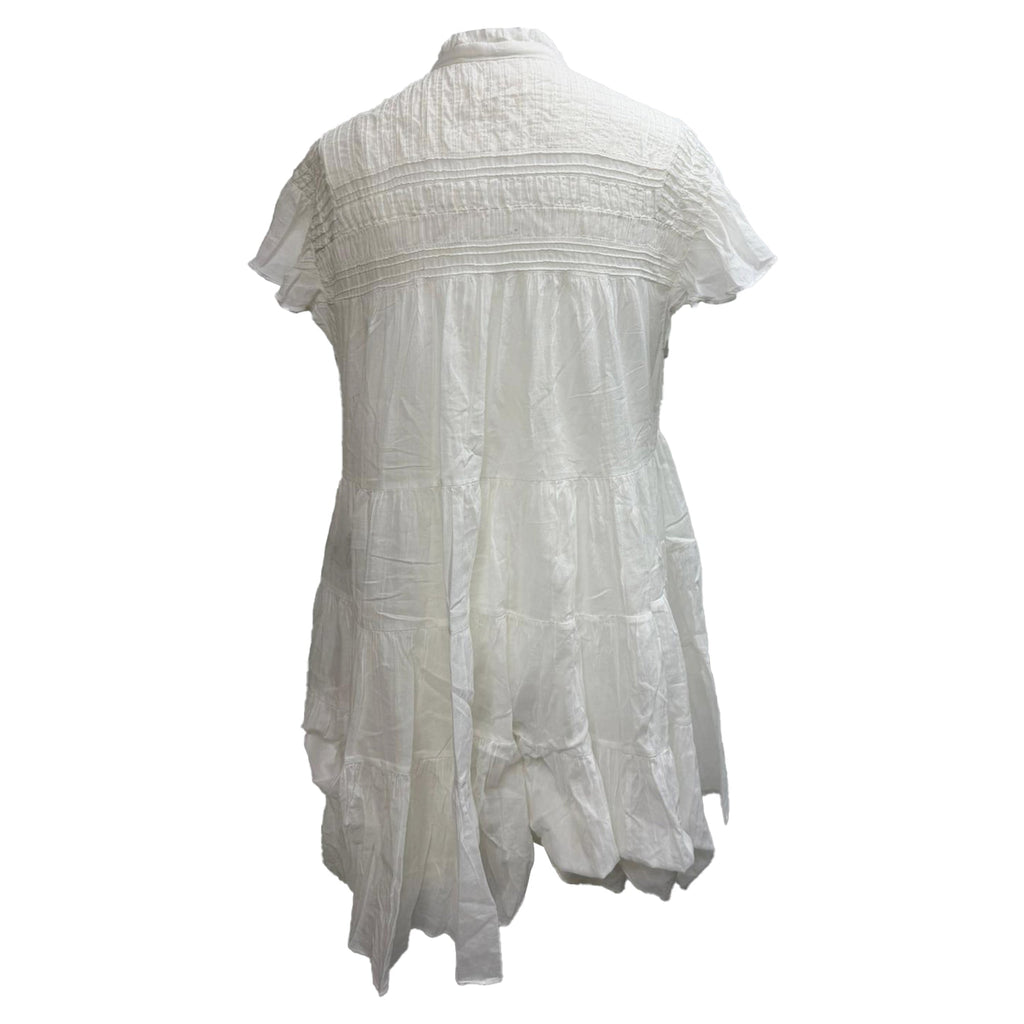 Isabel Marant Etoile Lanikaye Mini Dress in White Cotton