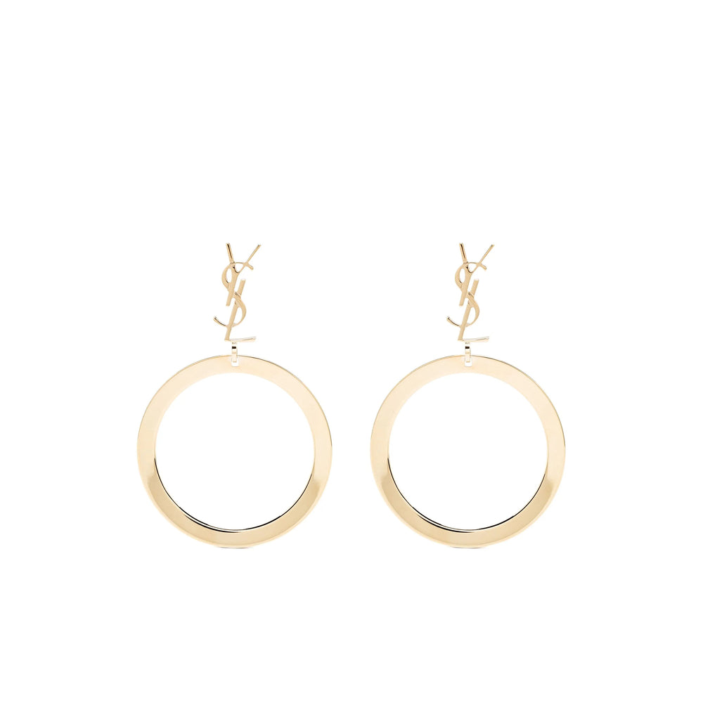 Saint Laurent Gold Earrings Women