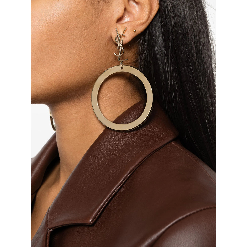 Saint Laurent Gold Earrings Women