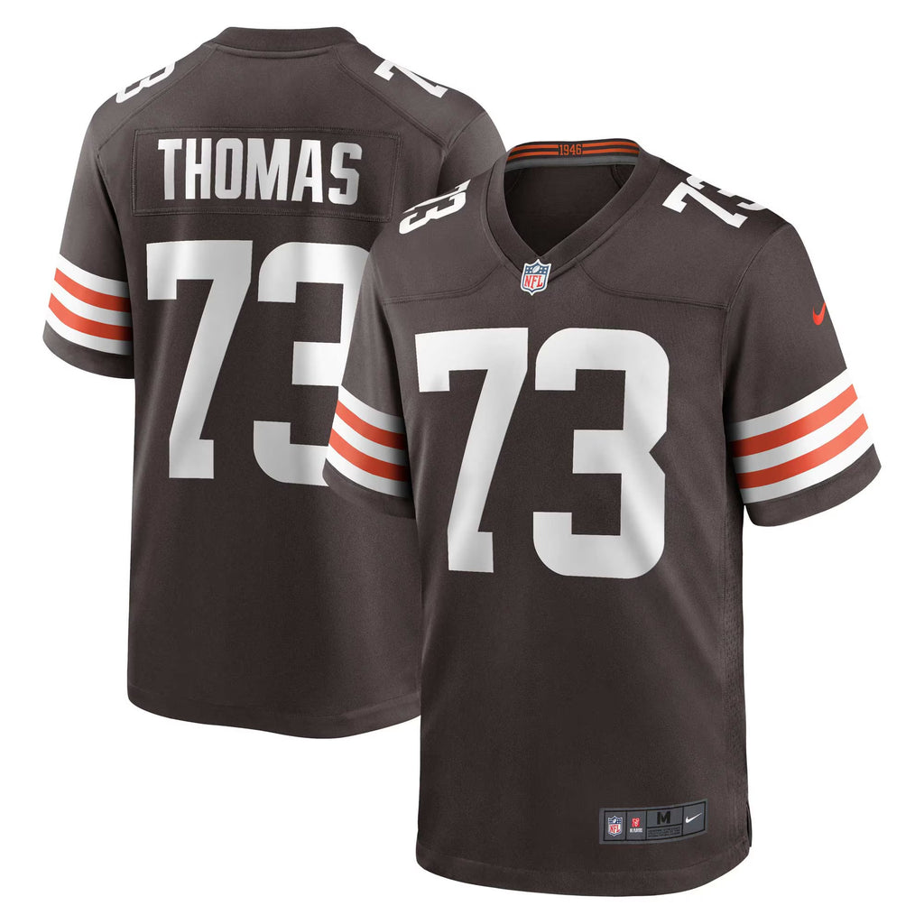 Cleveland Browns Joe Thomas Brown Retired Player Game Jersey