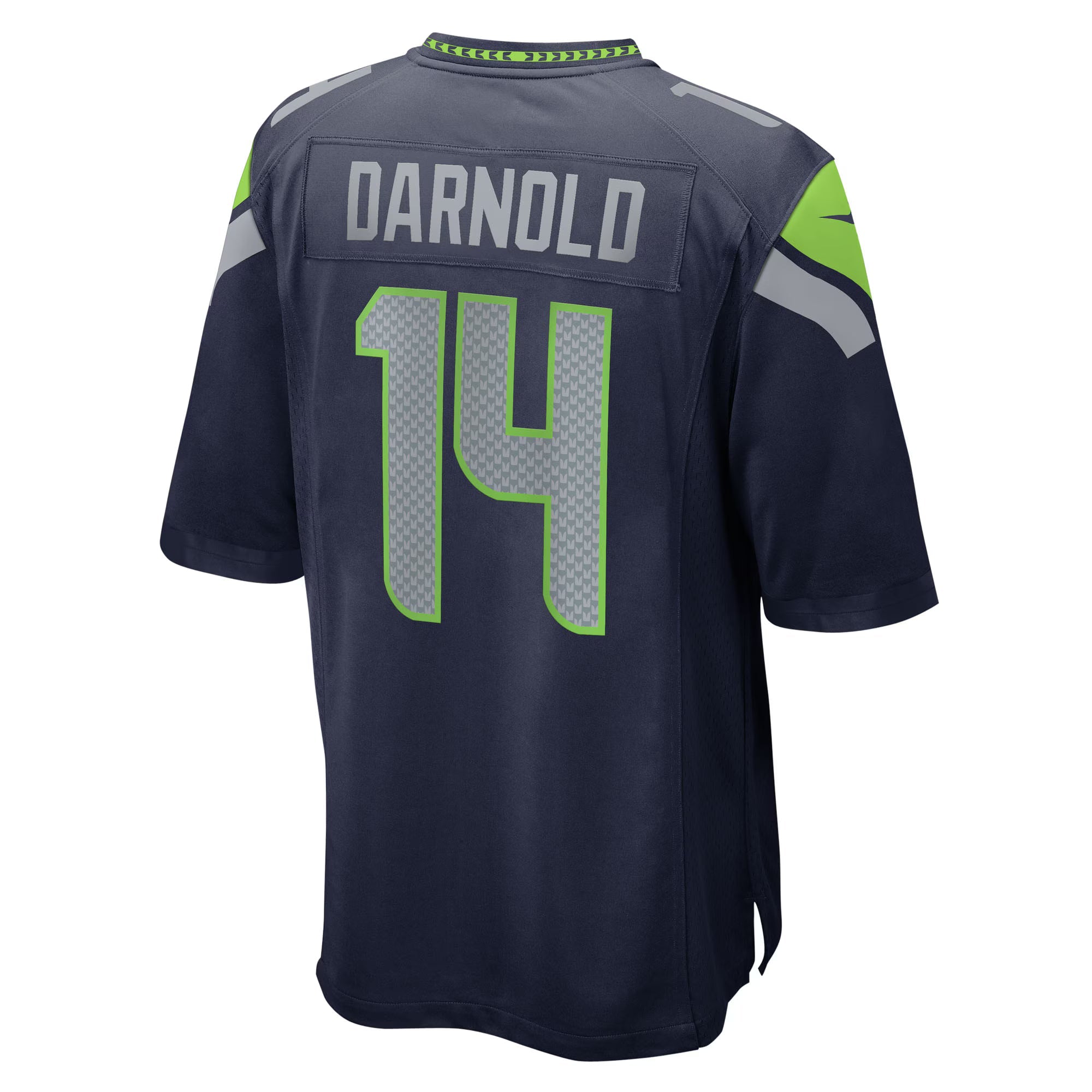 Seattle Seahawks Sam Darnold College Navy Team Game Jersey