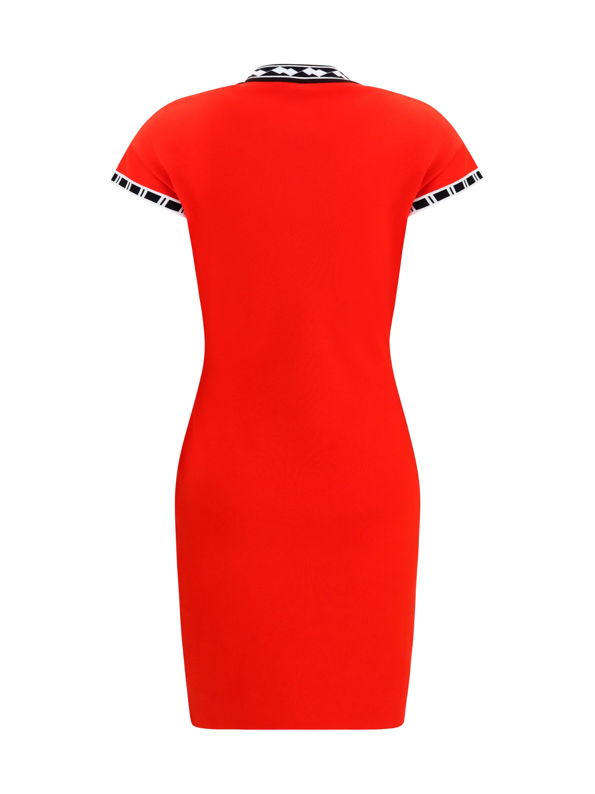 Versace Women Cotton Knit Mini Dress