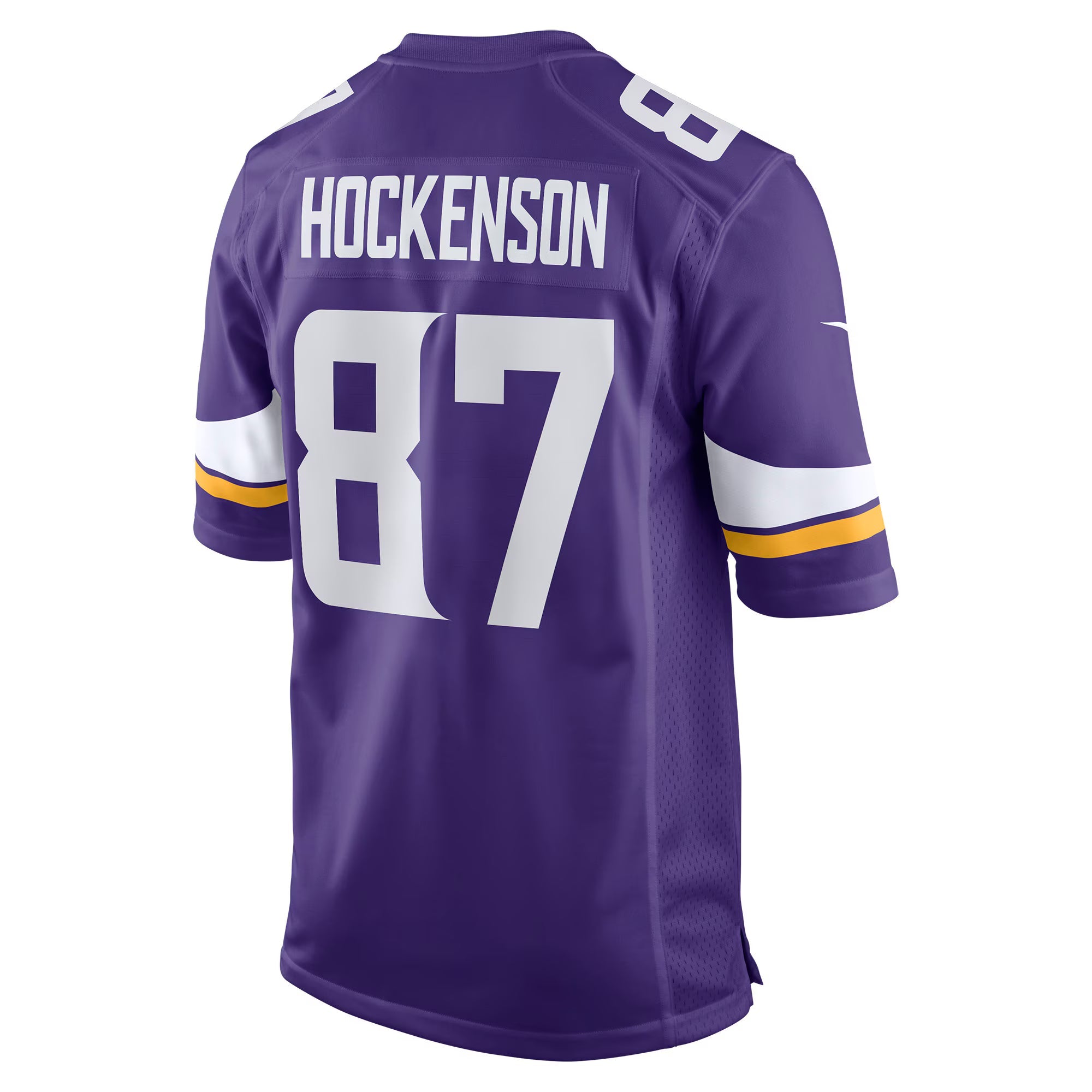 Minnesota Vikings T.J. Hockenson Purple Game Player Jersey