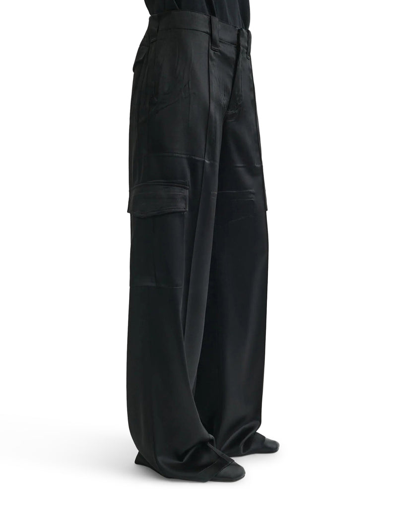 Phoebe Philo Women Liquid Cargo Trousers