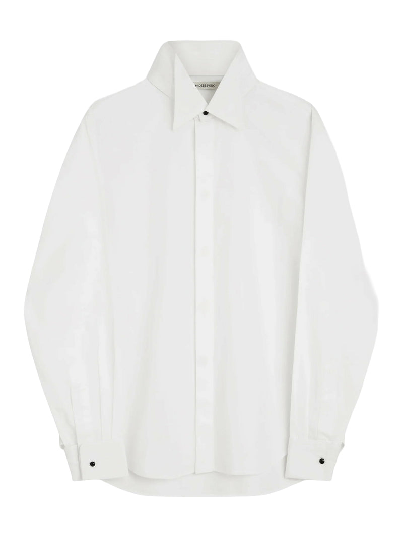 Phoebe Philo Women Cotton Tuxedo Shirt