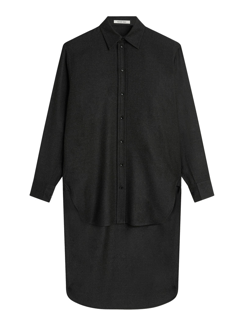 Phoebe Philo Women Extended Wool Shirt