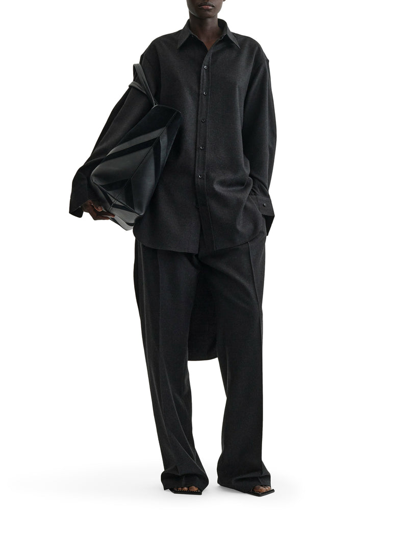 Phoebe Philo Women Extended Wool Shirt