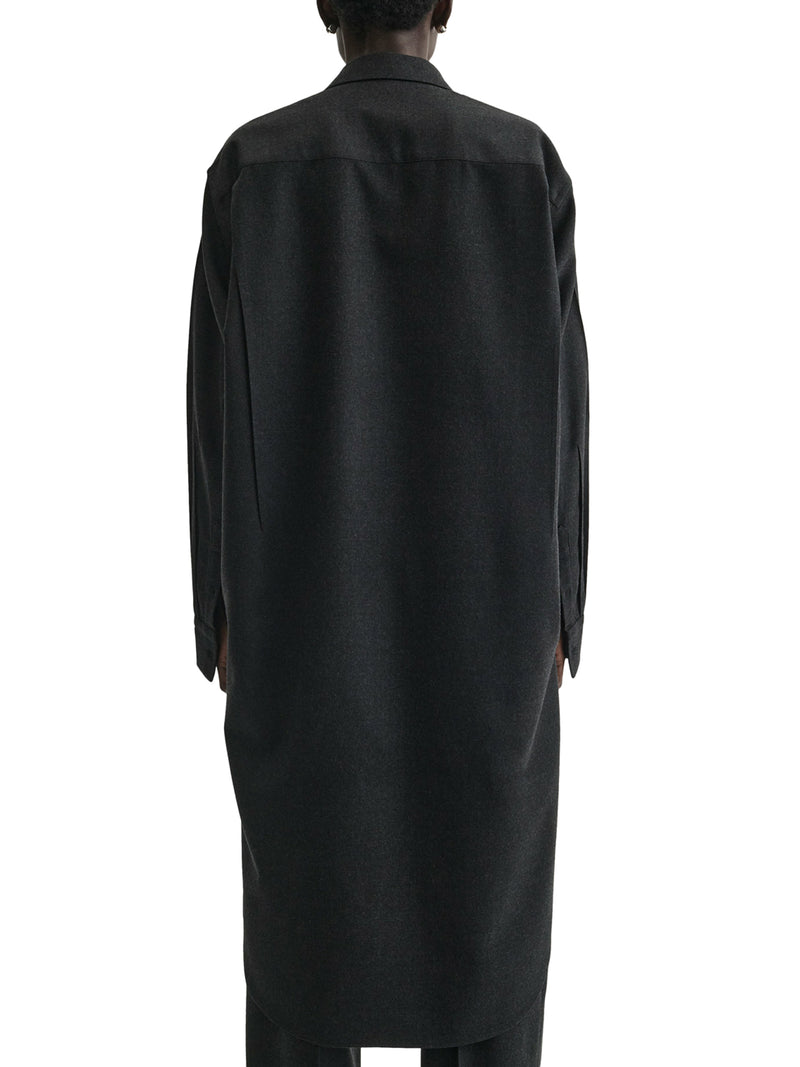 Phoebe Philo Women Extended Wool Shirt