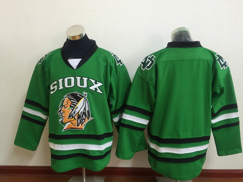 Men's Chicago Blackhawks Green Blank jersey