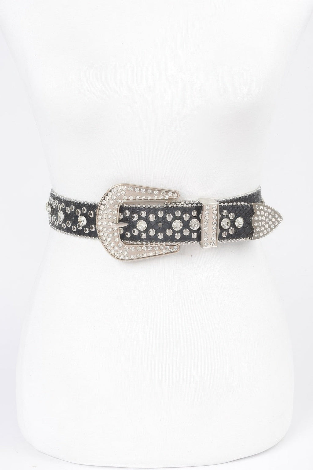 Studded Rhinestone Belt