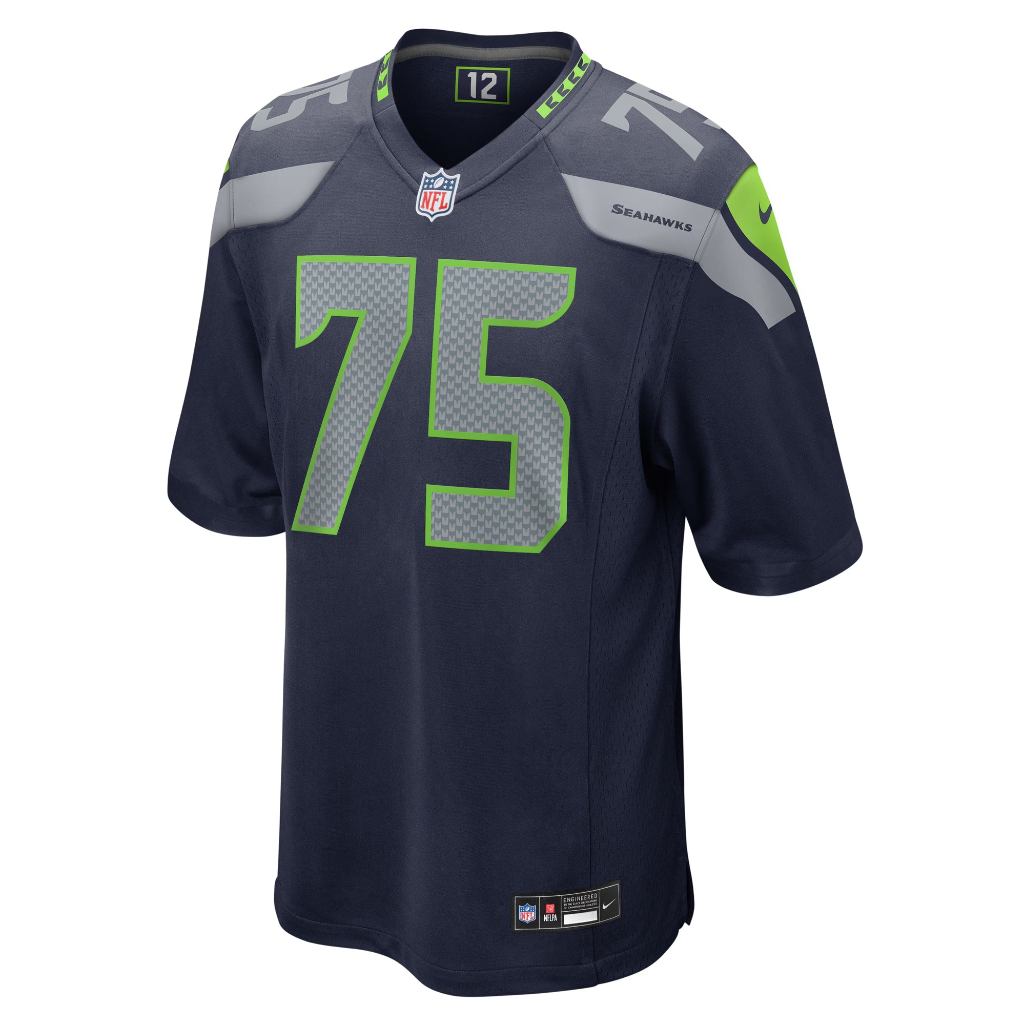 Seattle Seahawks Anthony Bradford College Navy Game Jersey