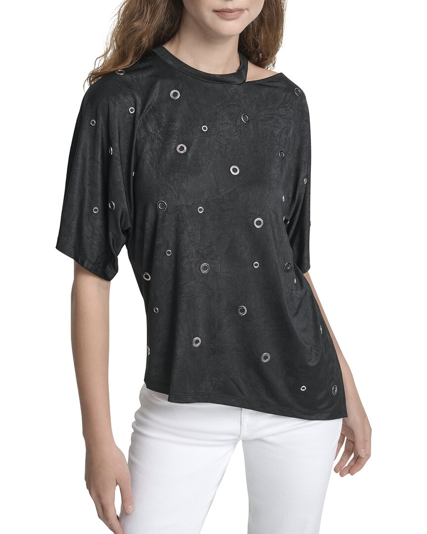 DKNY Studded All Over Top