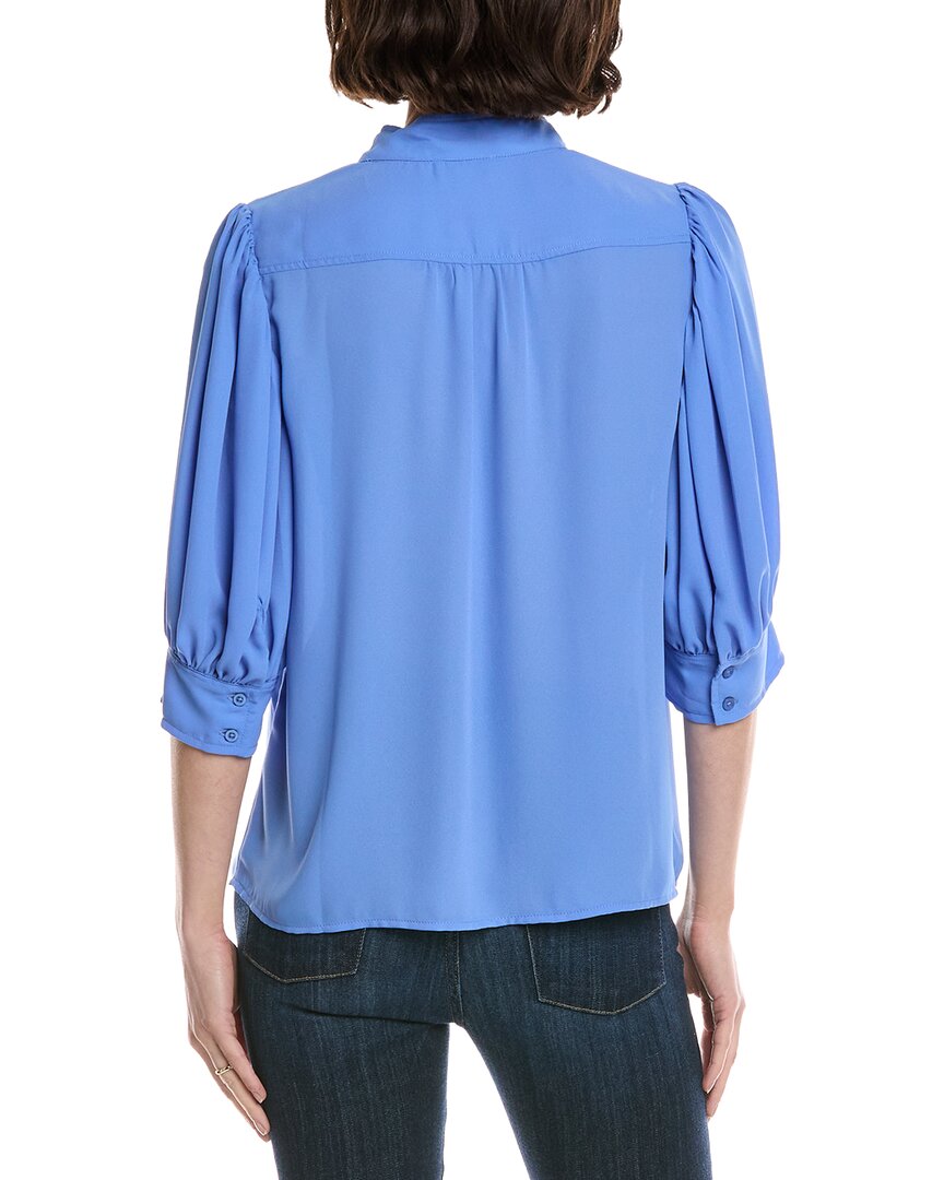 CeCe Open Collar Top