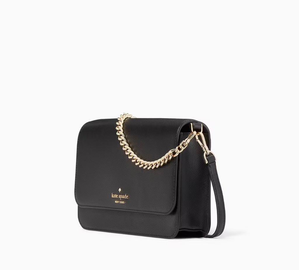 NWT Kate Spade Madison Willow Medium Convertible Crossbody Bag In Black
