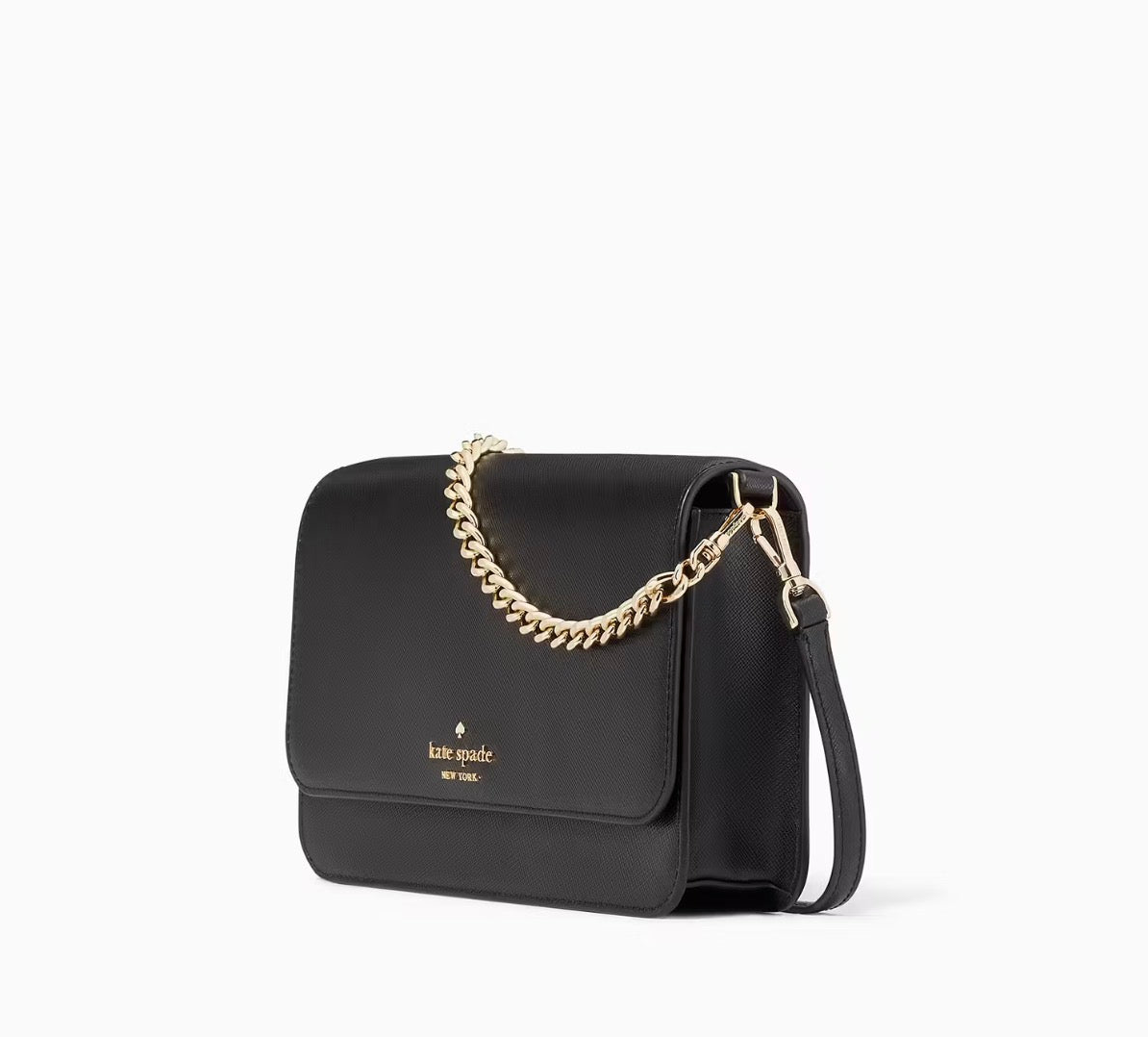 NWT Kate Spade Madison Willow Medium Convertible Crossbody Bag In Black
