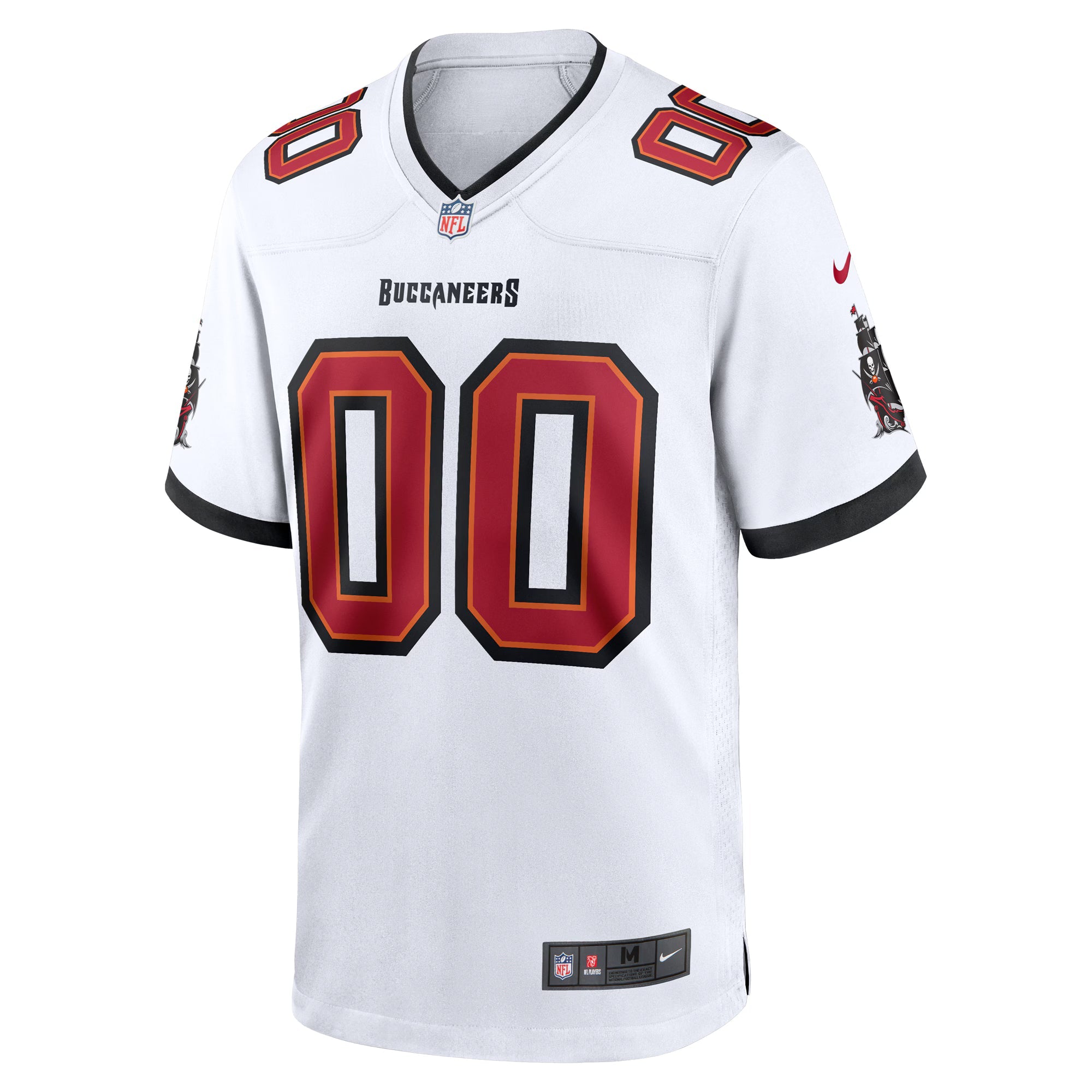 White Tampa Bay Buccaneers White Custom Game Jersey