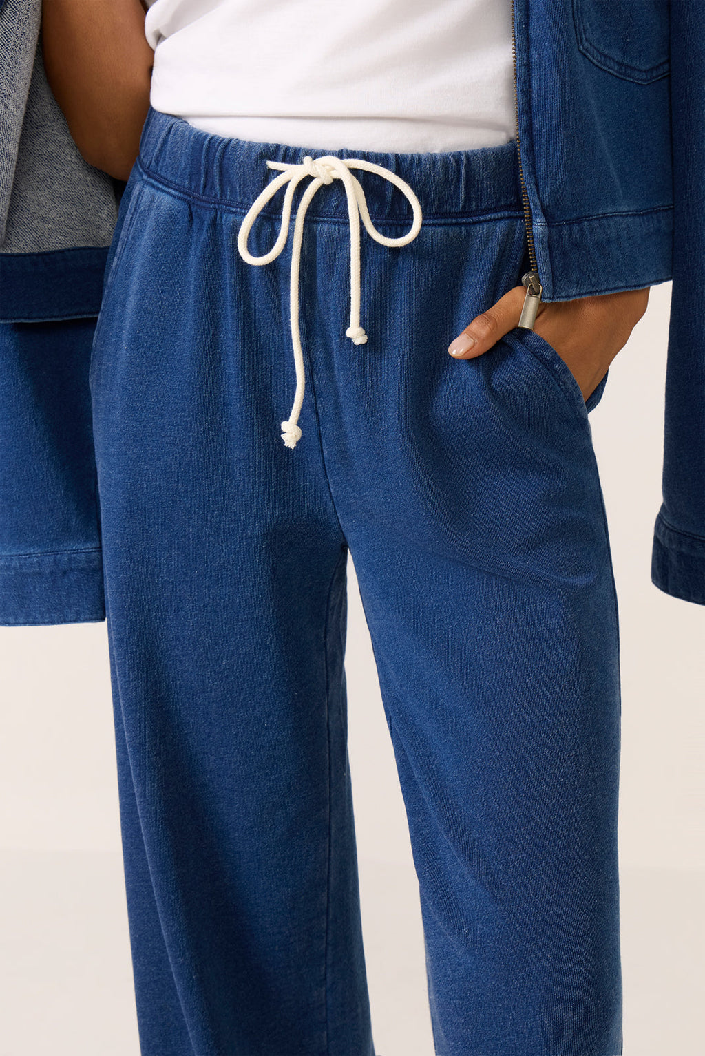Women's Hunter Knit Denim Wide Leg Pants
