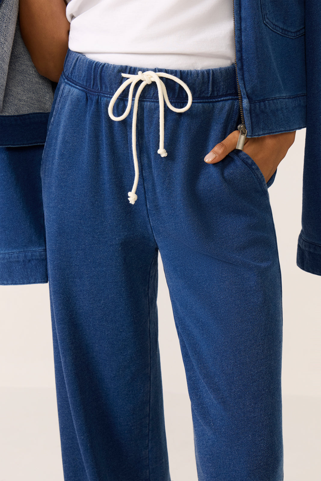 Women's Hunter Knit Denim Wide Leg Pants