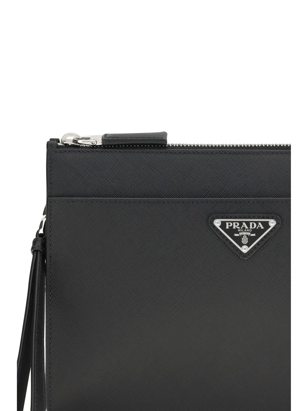 Prada Men Leather Pouch