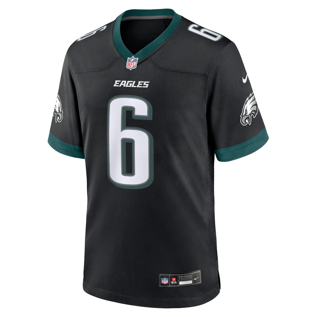 Philadelphia Eagles DeVonta Smith Black Alternate Game Jersey