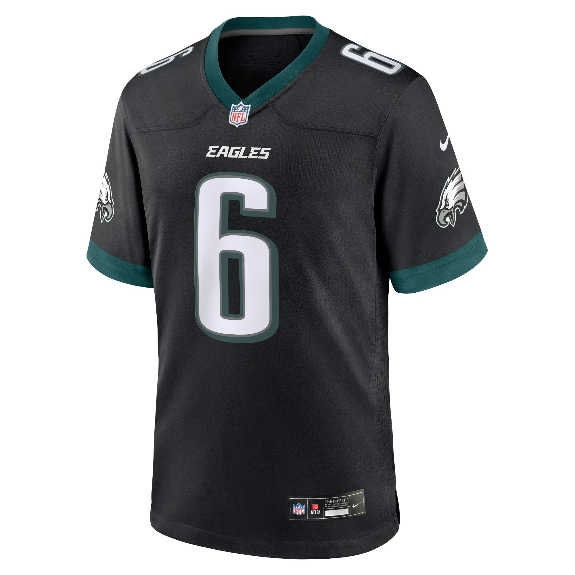Philadelphia Eagles DeVonta Smith Black Alternate Game Jersey