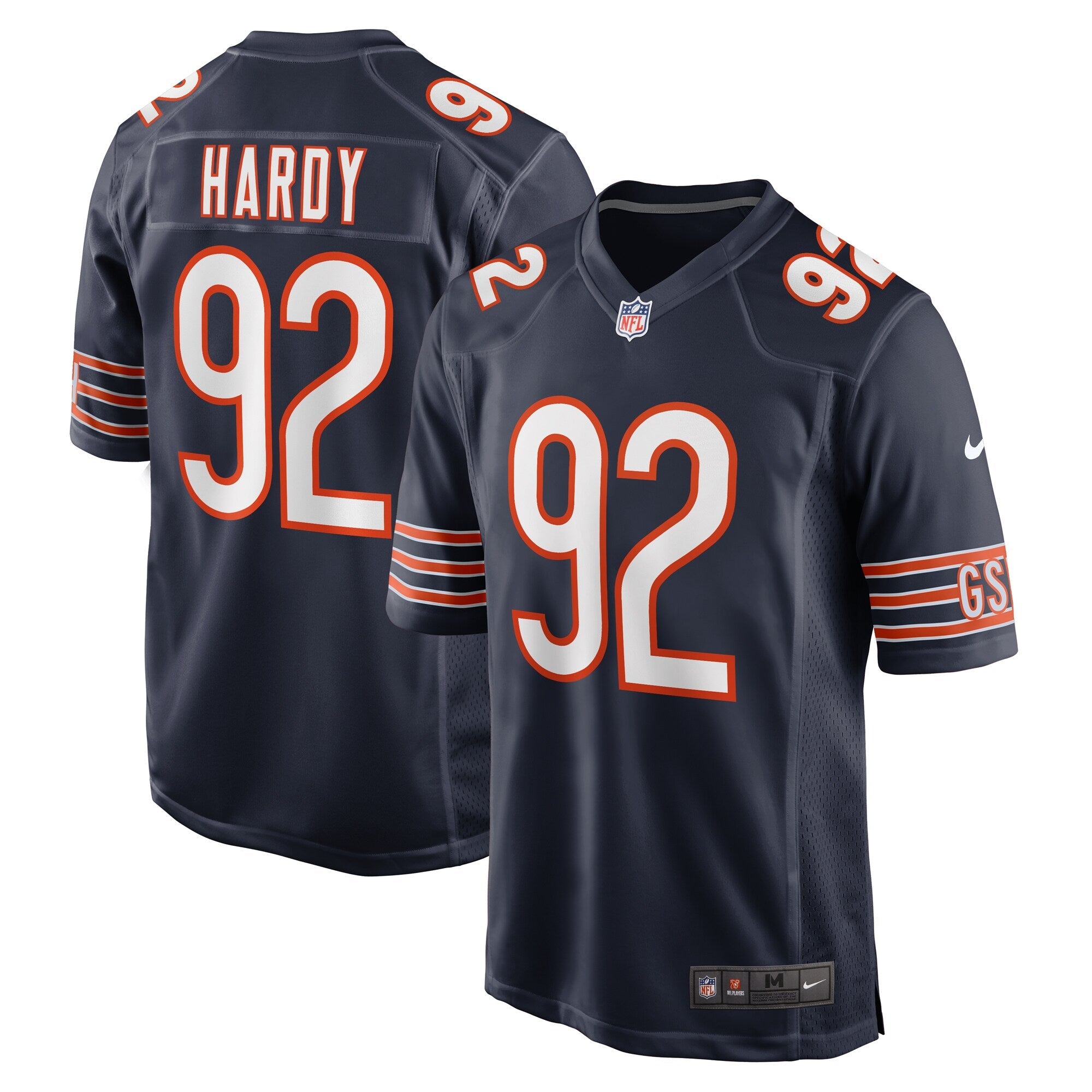 Chicago Bears Daniel Hardy Navy Team Game Jersey