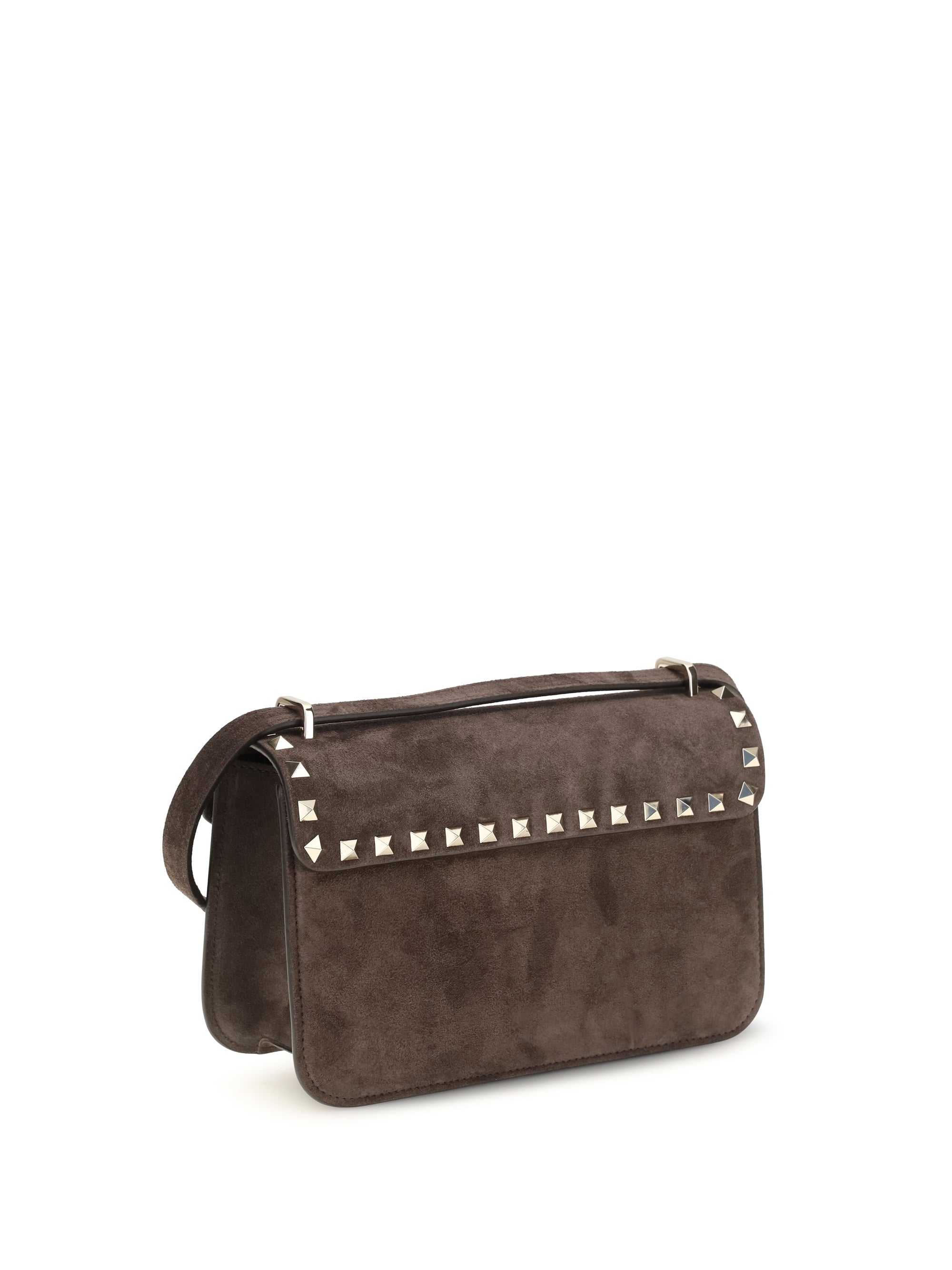 Valentino Garavani Women Rockstud Mini Suede Shoulder Bag