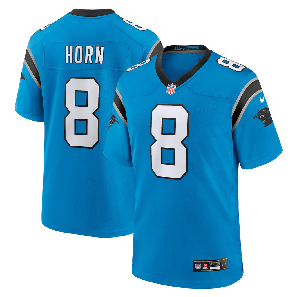 Carolina Panthers Jaycee Horn Blue Alternate Game Jersey