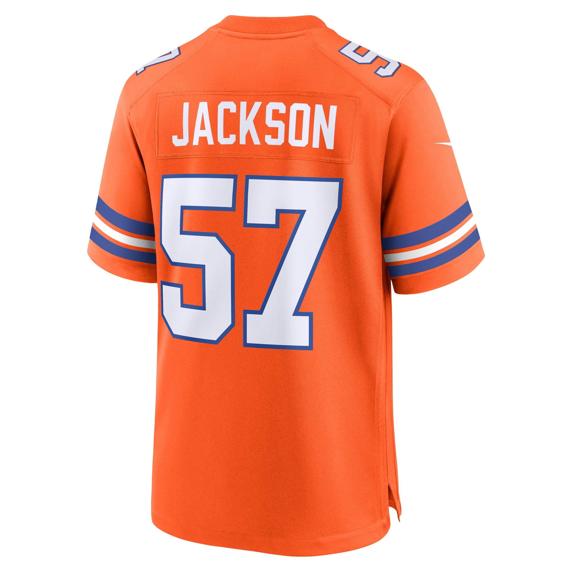 Denver Broncos Tom Jackson Orange Retired Player Alternate Game Jersey