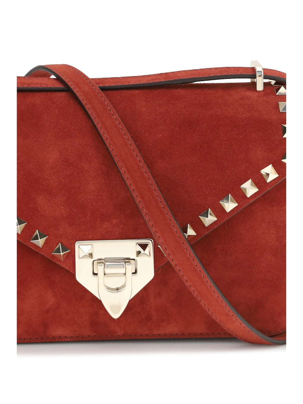 Valentino Garavani Women Rockstud Mini Suede Shoulder Bag