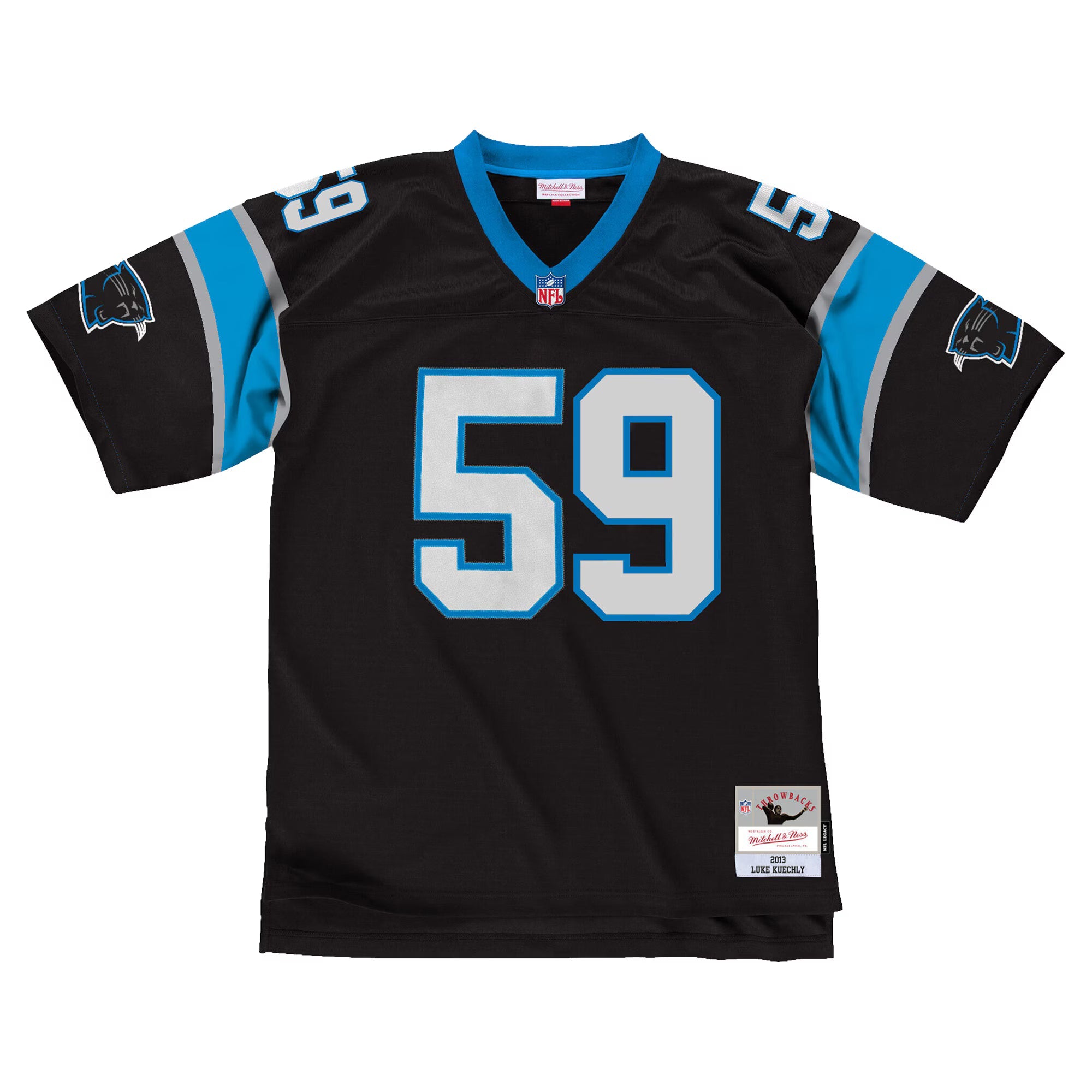 Carolina Panthers Luke Kuechly Mitchell & Ness Black 2013 Legacy Throwback Replica Jersey