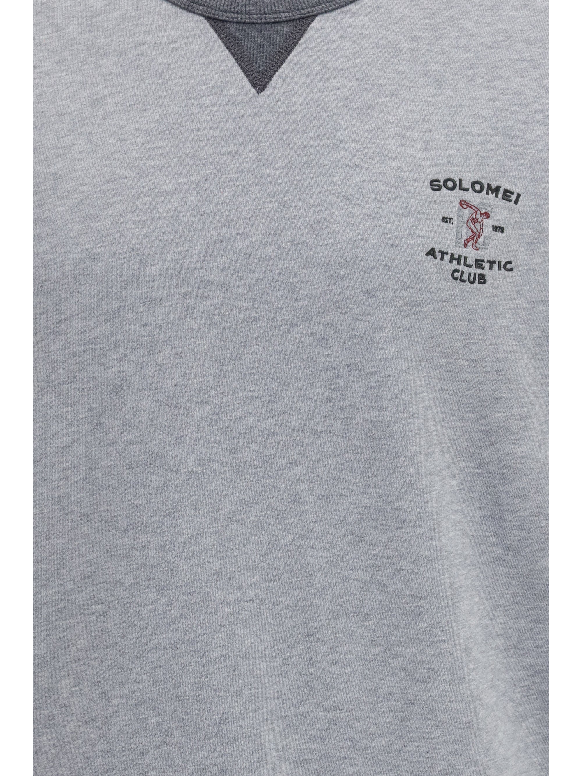 Brunello Cucinelli Men Melange Fabric T-Shirt