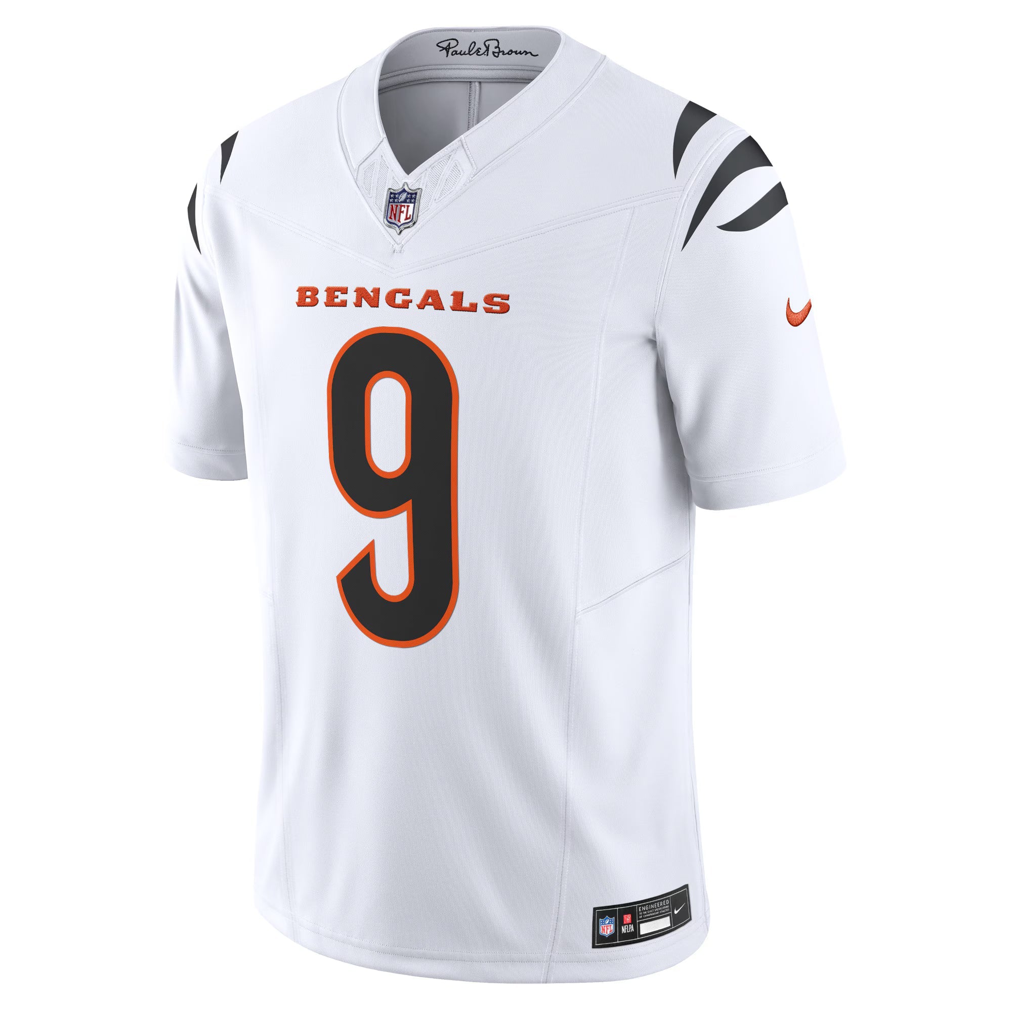 Cincinnati Bengals Joe Burrow White Vapor F.U.S.E. Limited Jersey