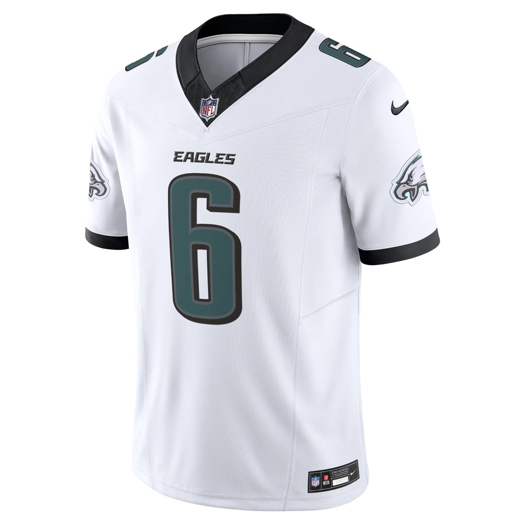 Philadelphia Eagles DeVonta Smith White Vapor F.U.S.E. Limited Jersey