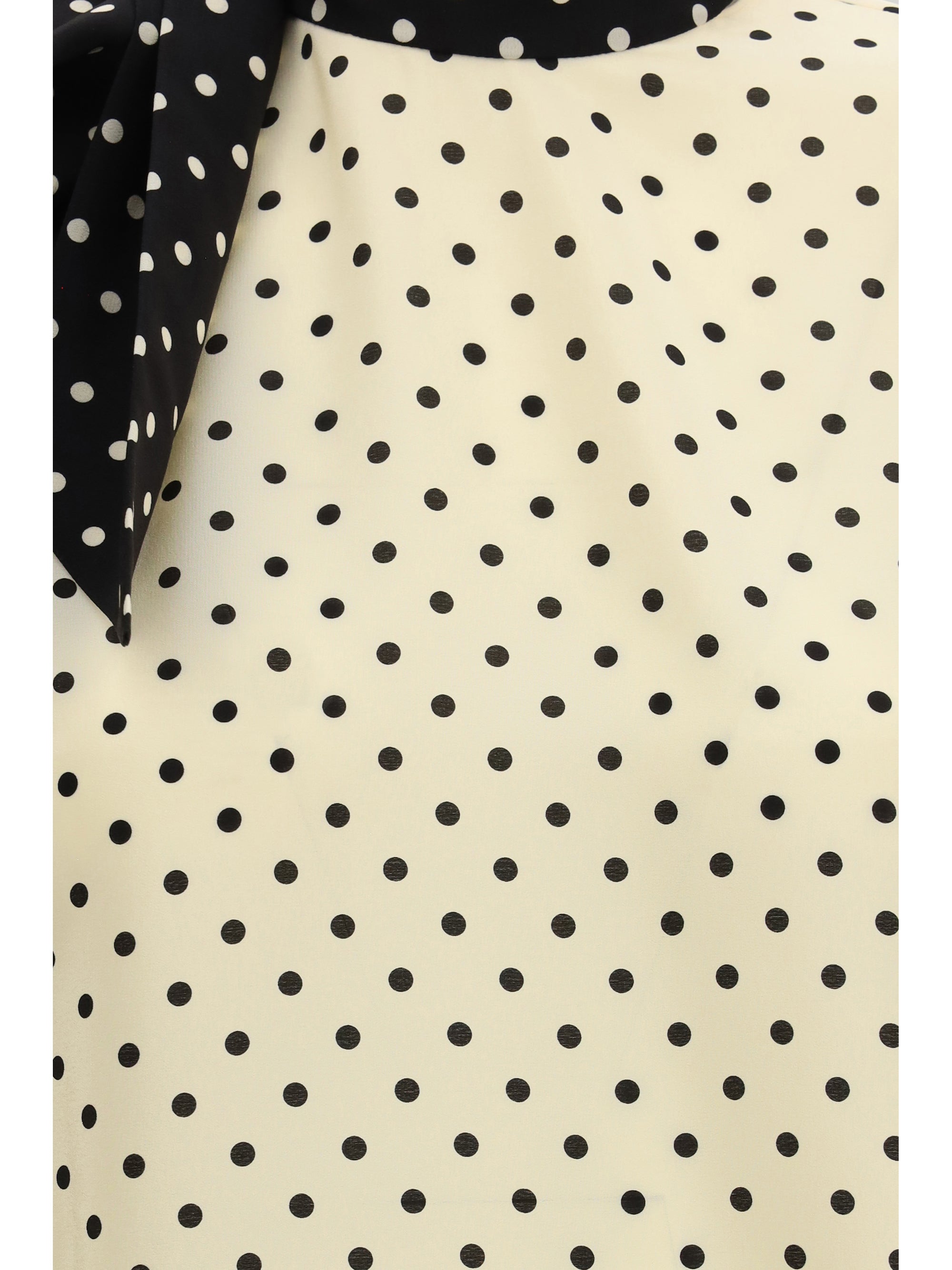Valentino Women Polka Dot Blouse With Side Bow
