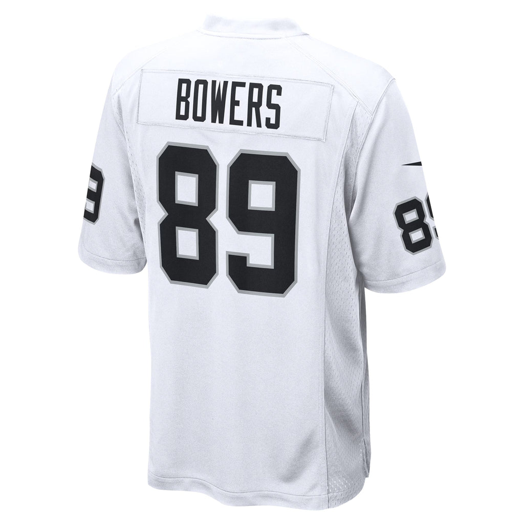 Las Vegas Raiders Brock Bowers White Game Jersey