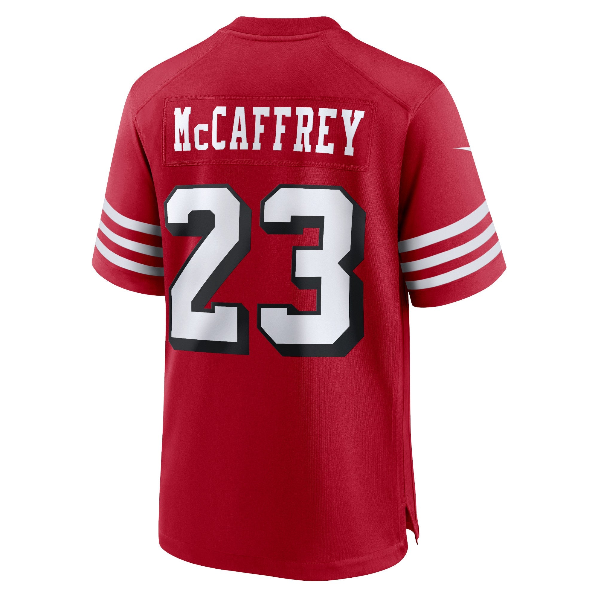 San Francisco 49ers Christian McCaffrey Scarlet Alternate Game Player Jersey