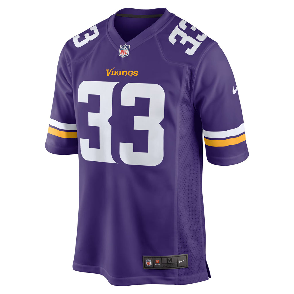 Minnesota Vikings Aaron Jones Purple Game Player Jersey