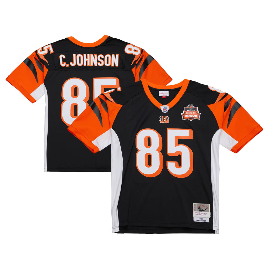 Cincinnati Bengals Chad Johnson Mitchell & Ness Black 2004 Legacy Replica Jersey