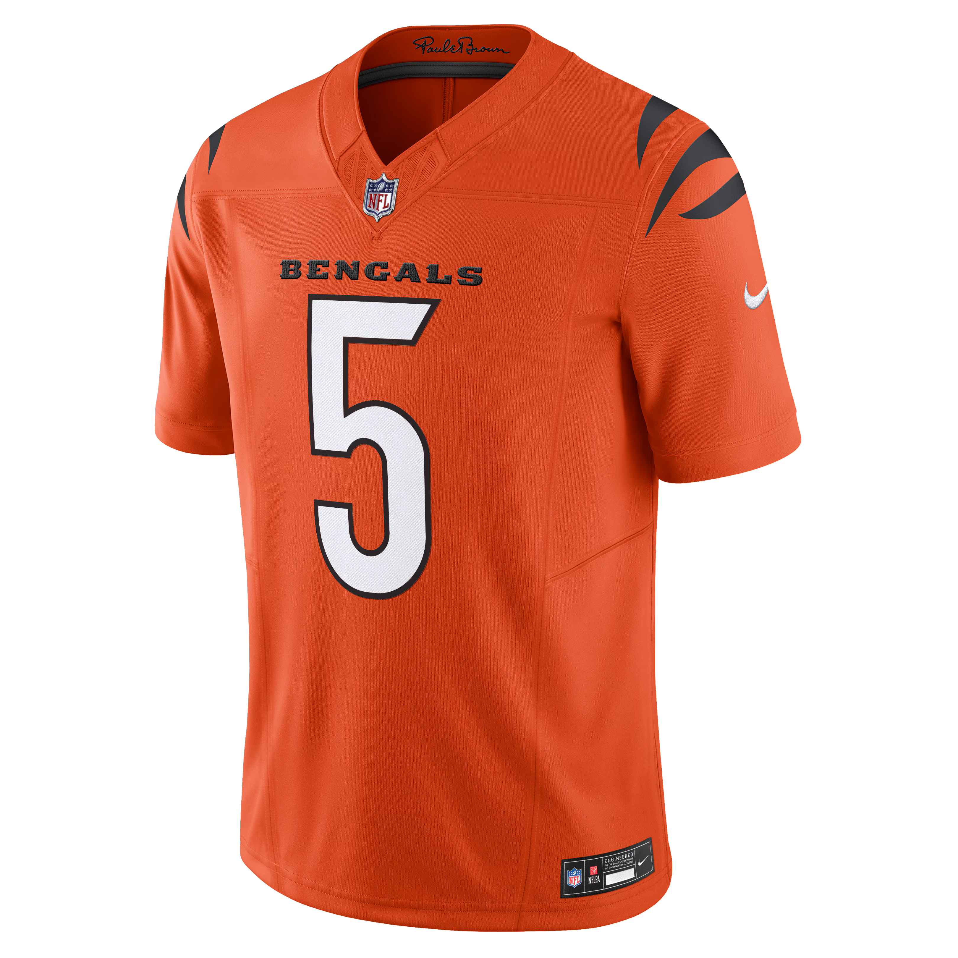 Cincinnati Bengals Tee Higgins Orange Vapor F.U.S.E. Limited Jersey