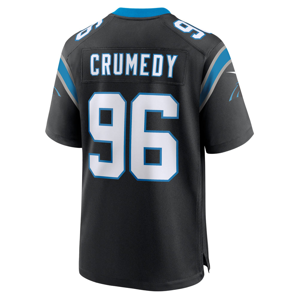 Carolina Panthers Jaden Crumedy Black Game Jersey