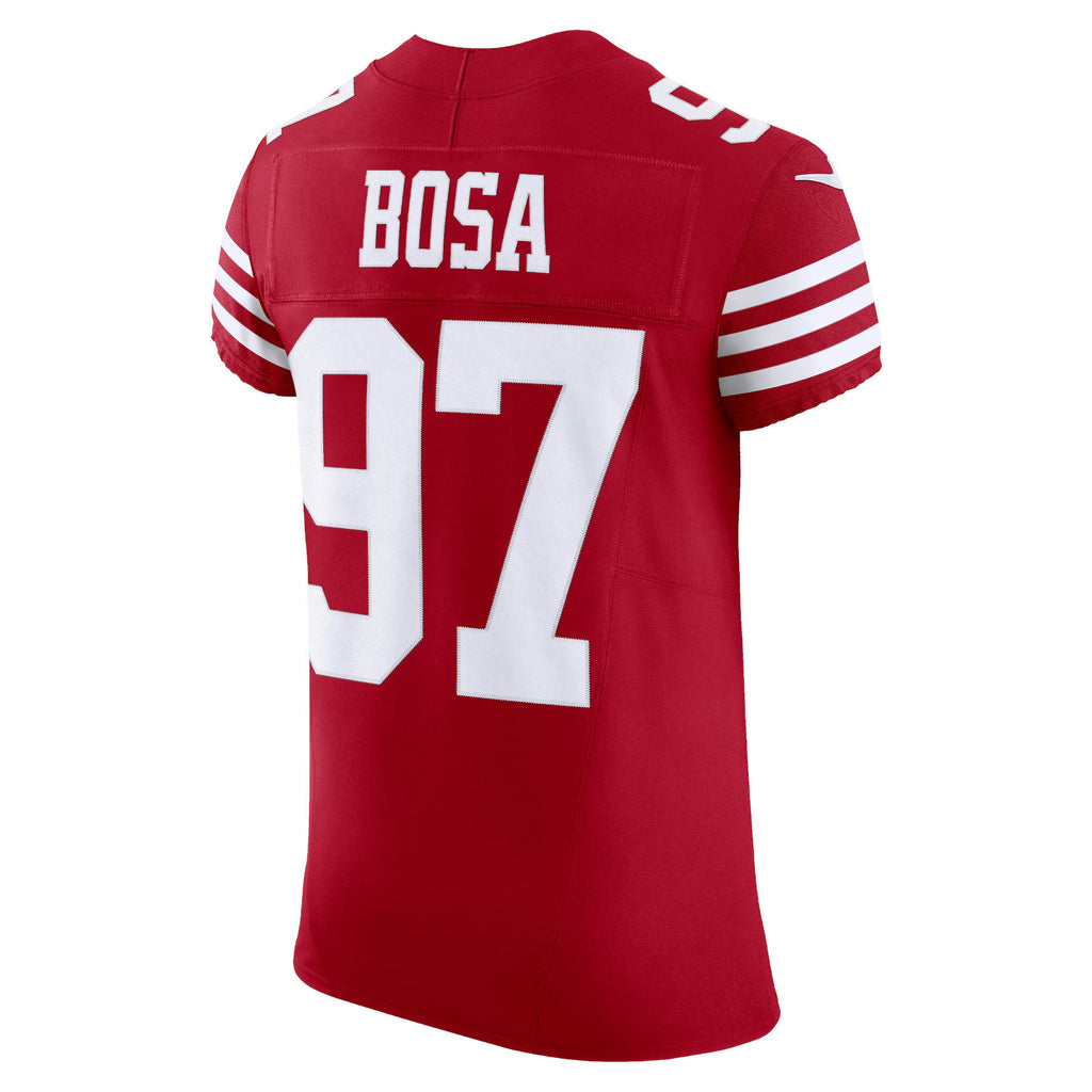 San Francisco 49ers Nick Bosa Scarlet Vapor F.U.S.E. Elite Jersey