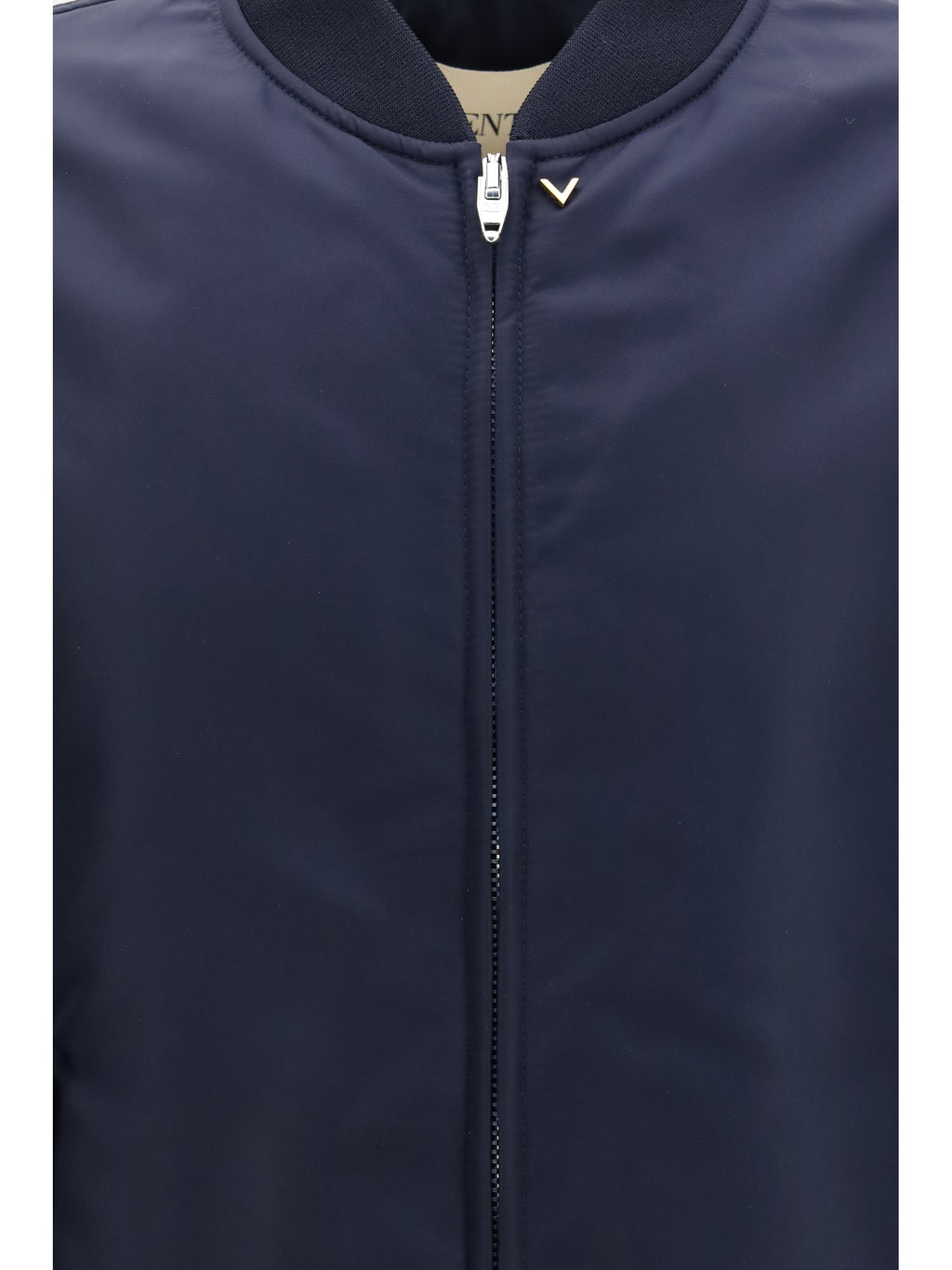 Valentino Men Nylon Jacket With Ruffles