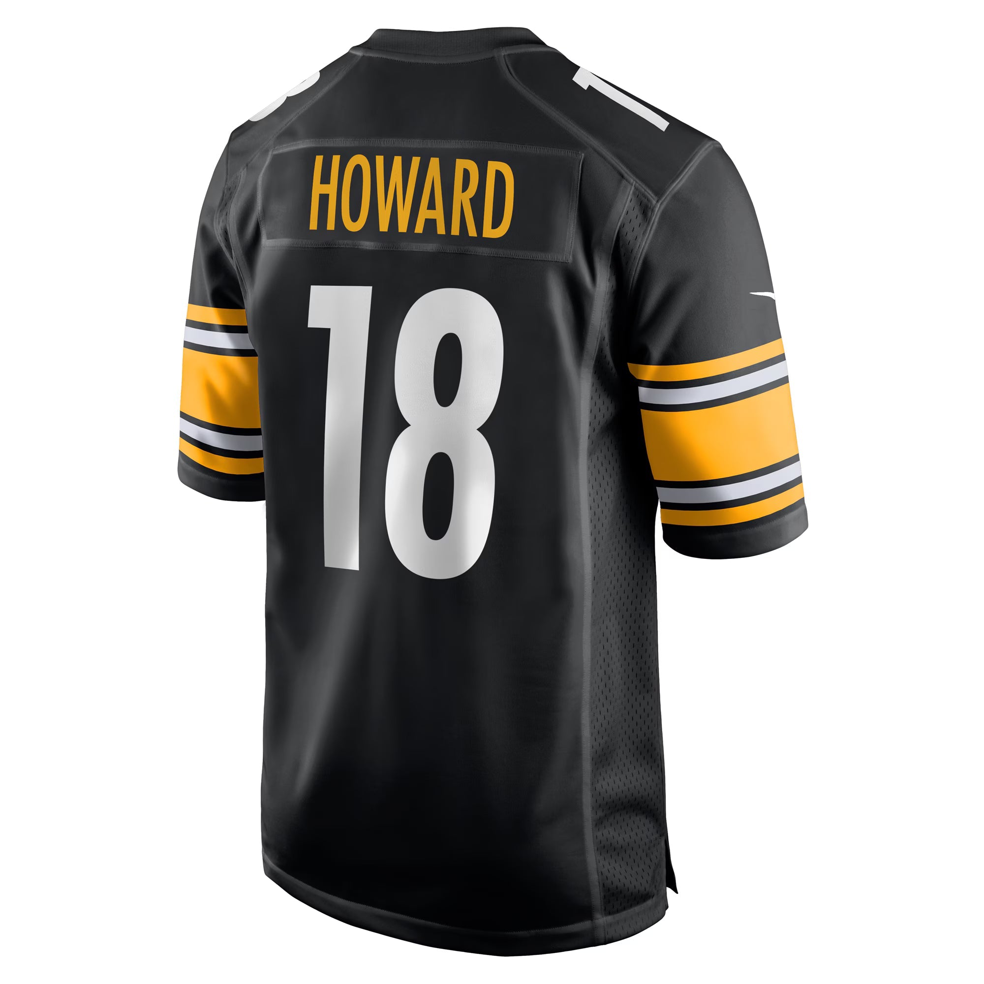 Pittsburgh Steelers Will Howard Black Team Game Jersey