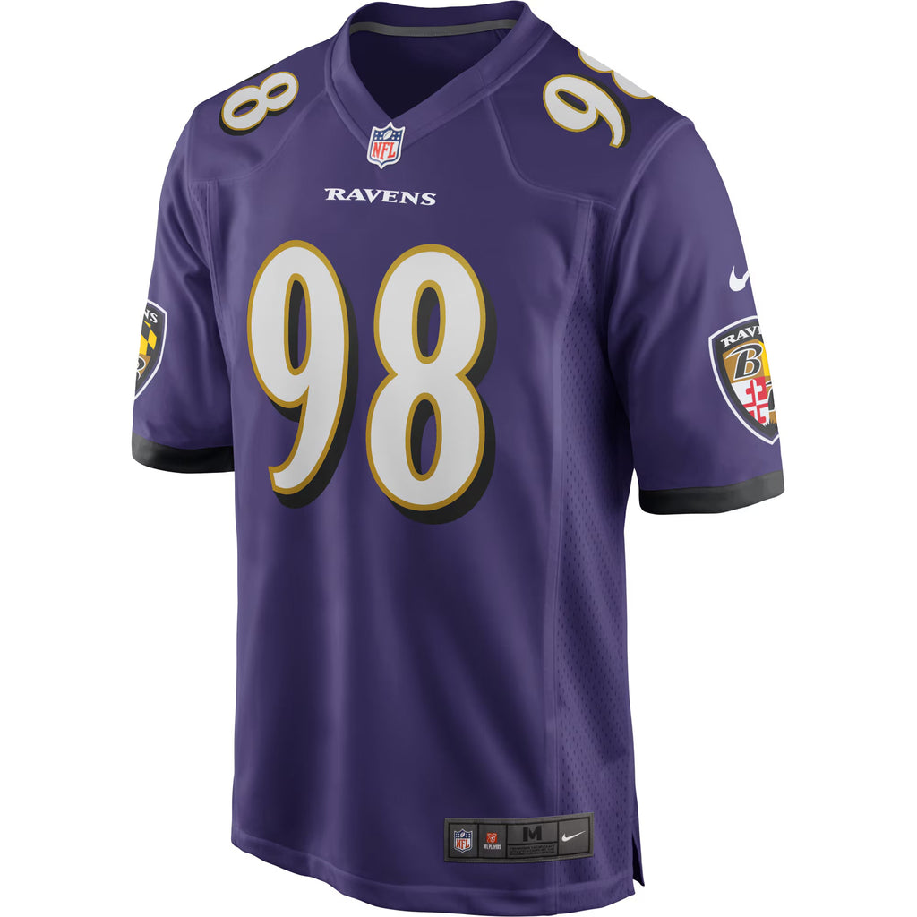 Baltimore Ravens Tony Siragusa Purple Game Retired Player Jersey