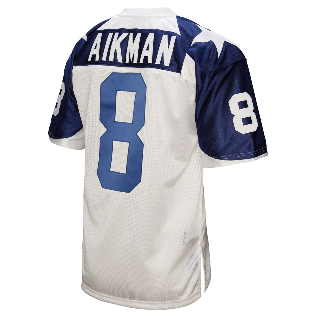Dallas Cowboys 1994 Troy Aikman Mitchell & Ness White Authentic Throwback Retired Player Jersey