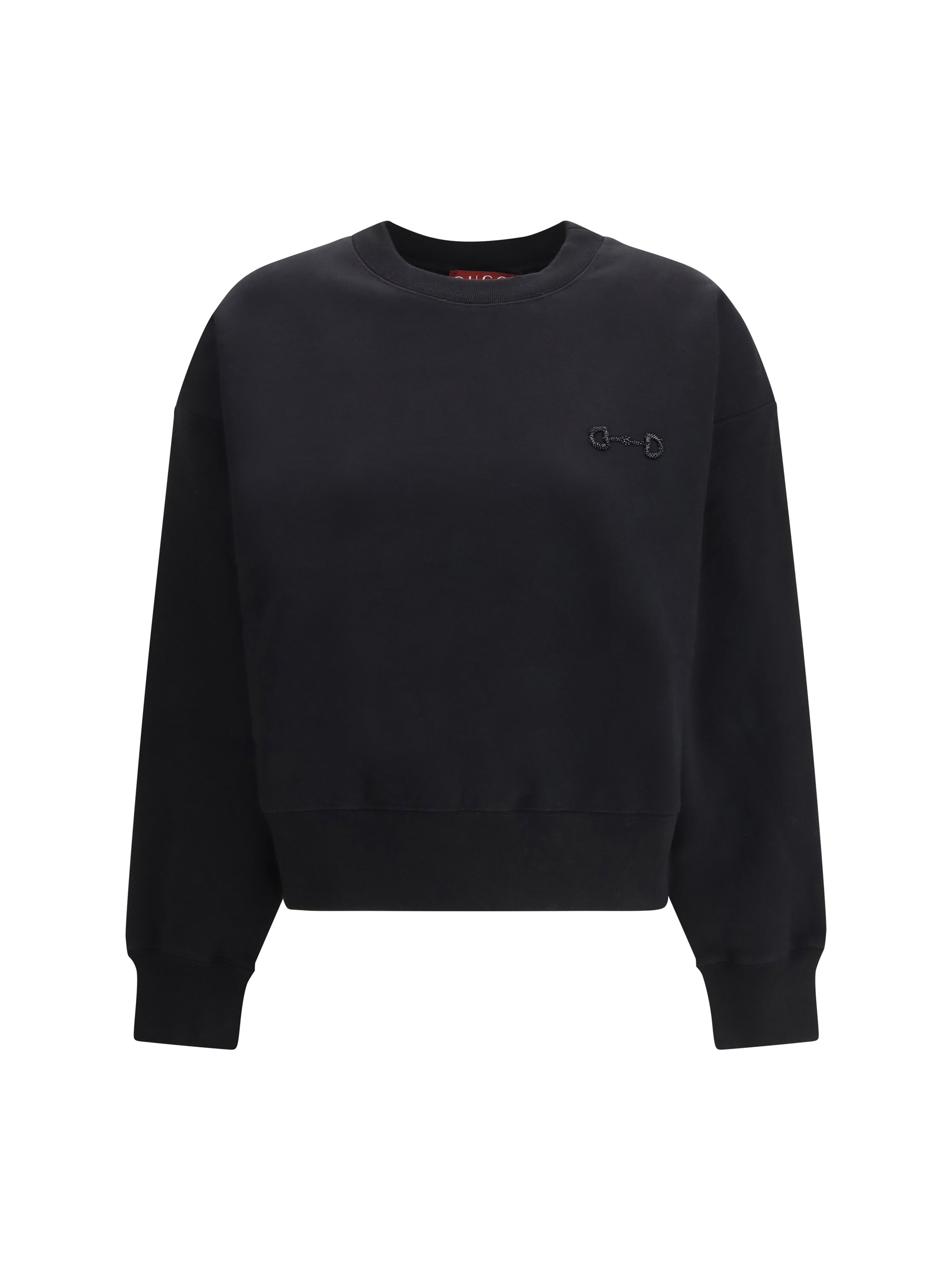 Gucci Women Brushed Cotton Jersey Sweatshirt