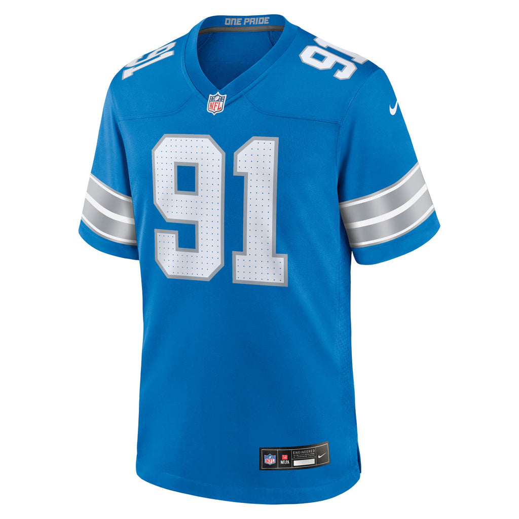 Detroit Lions Tyleik Williams Blue Team Game Jersey
